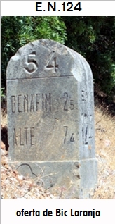 E.N. 124 - Portimo - Porto de Lagos - Silves - So Bartolomeu de Messines - Portela de Messines
 - Alte - Benafim - Salir - Barranco do Velho - Feiteira - Cachopo - Martim Longo - Pereiro - E.N.122